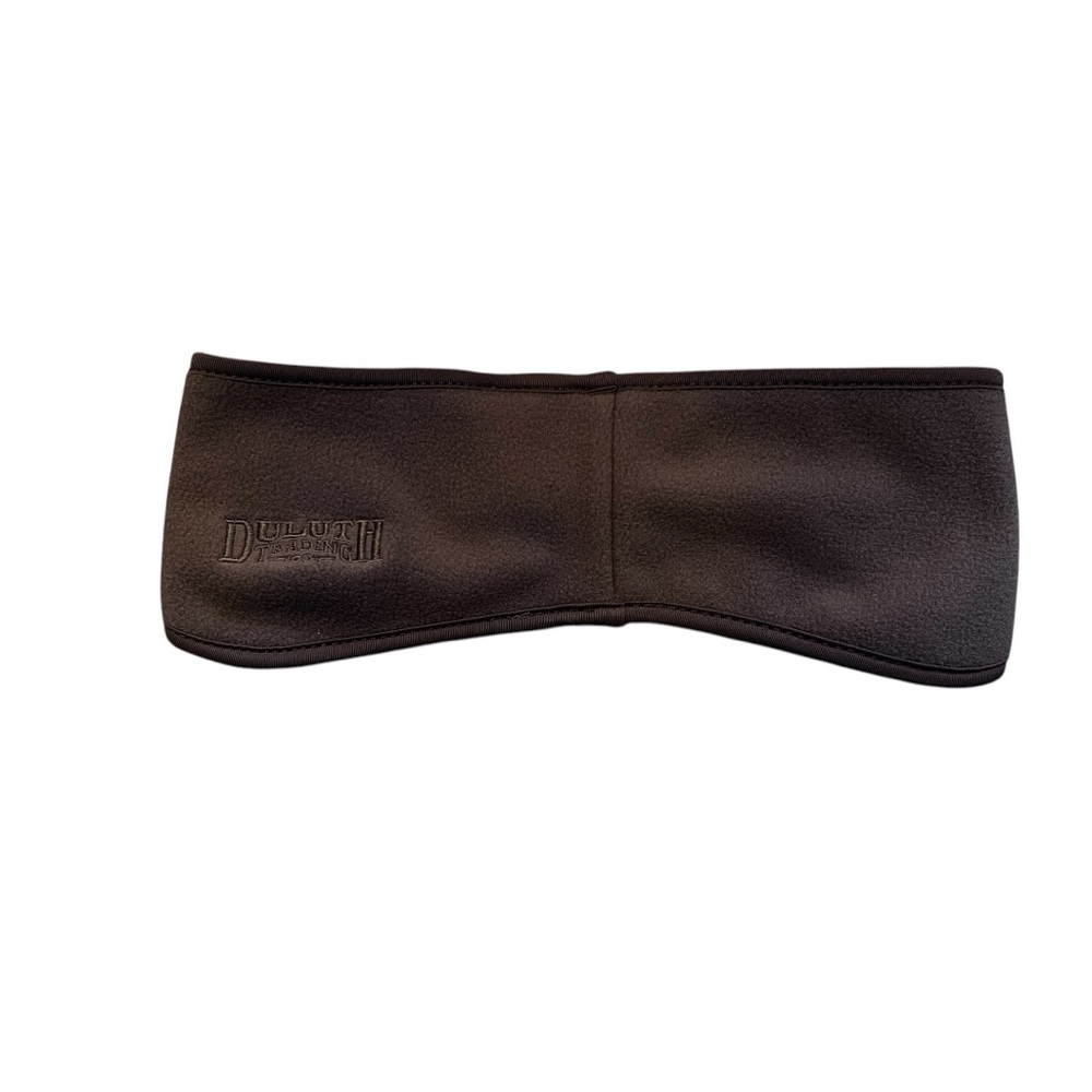 Duluth Trading Co. Brown Fleece Outdoor Earband Ear Head Band Warmer M/L